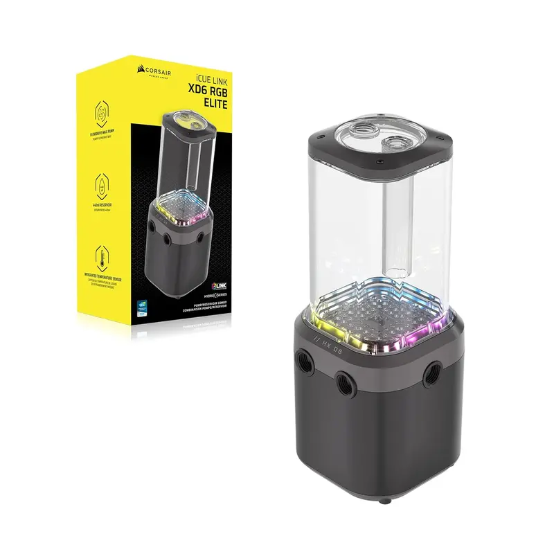 Corsair Icue Link Xd6 Rgb Elite Pump/Reservoir Combo – Stealth Grey 1