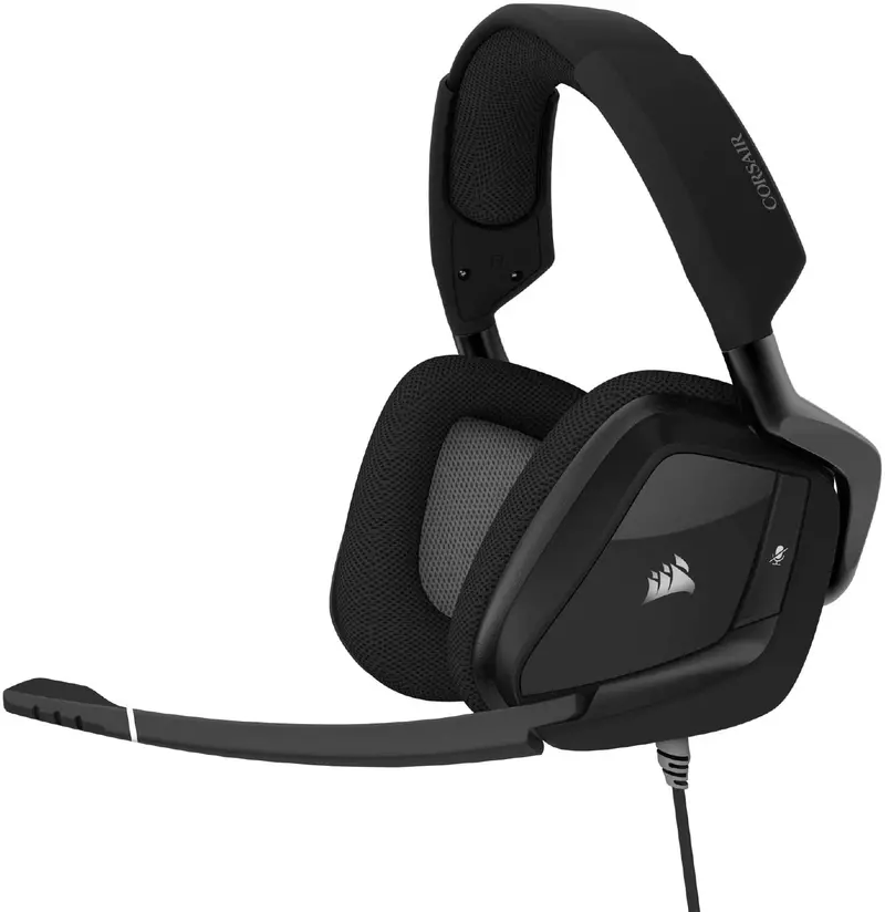 Corsair Void Rgb Elite Gaming Headset – Usb-Powered 7.1 Surround Sound With Carbon Finish 1
