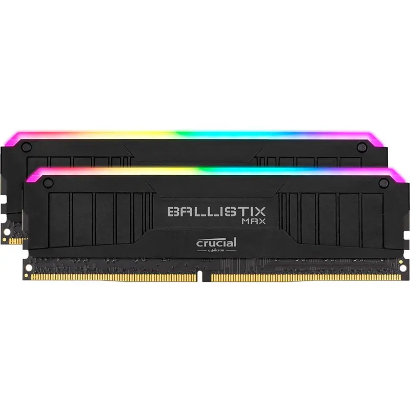 Crucial Ballistix Rgb 16Gb Ddr4-3000 Gaming Memory (2×8Gb, Cl15, Black) 1
