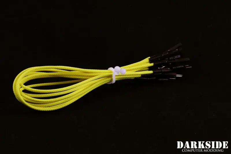 Darkside Front Panel I/O Connection Kit – Vibrant Yellow Finish 1