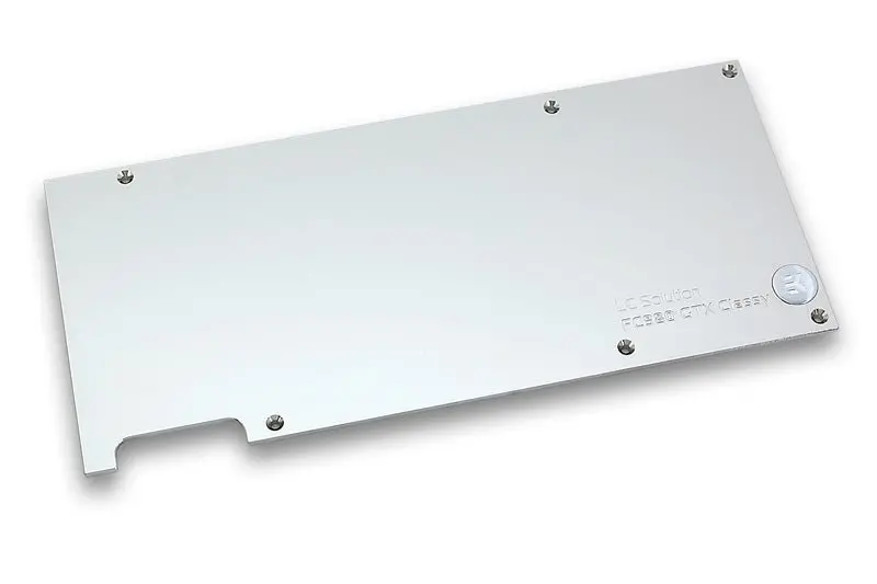 Ek-Fc980 Gtx Classy Nickel-Plated Gpu Backplate 1