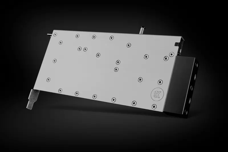 Ek-Pro Gpu Water Block For Nvidia Rtx 6000 Ada Generation Rack Mount – Nickel And Stainless Steel Finish 1