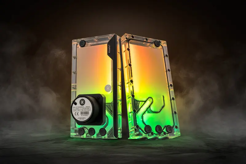 Ek-Quantum Kinetic³ Flt 280 D5 Pwm D-Rgb Aio Cooler – Plexiglass Reservoir 1
