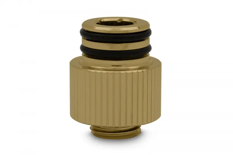 Ek-Quantum Torque Push-In Adapter – M14 Thread, Gold Plated 1