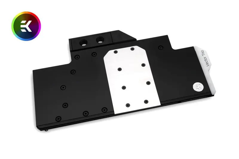 Ek-Vector Trio Rtx 2080 Gpu Water Block – Nickel Plated With Acetal Shroud 1