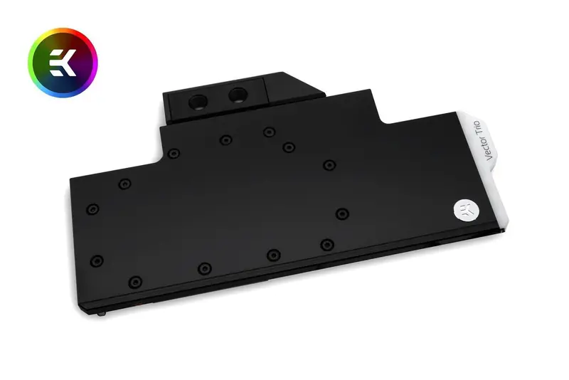 Ek-Vector Trio Rtx 2080 Ti Gpu Water Block – Nickel Plated With Acetal Shroud 1