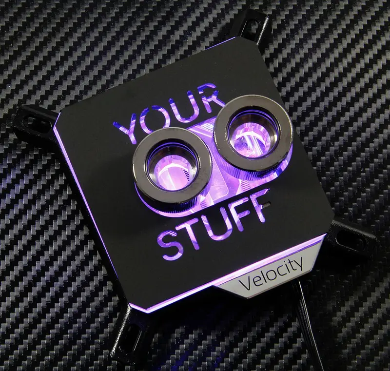 Ek-Velocity Rgb Gpu Block – Custom Designed Plexiglass Cover 1