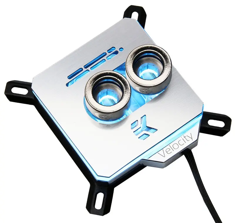 Ek-Velocity Rgb Water Block – Custom Metallic Edition In Silver 1