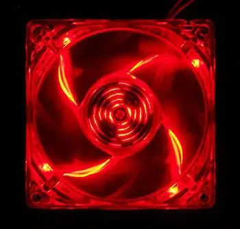 Fireworks 80Mm Red Sleeved Case Fan 1