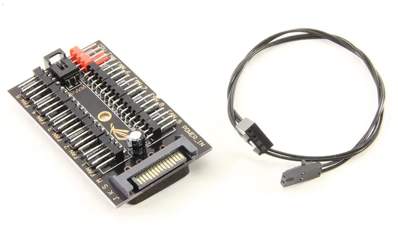 Formulamod Pwm Fan Hub – Sata-Powered, Supports 3-Pin/4-Pin Fans & Dc Pumps 1