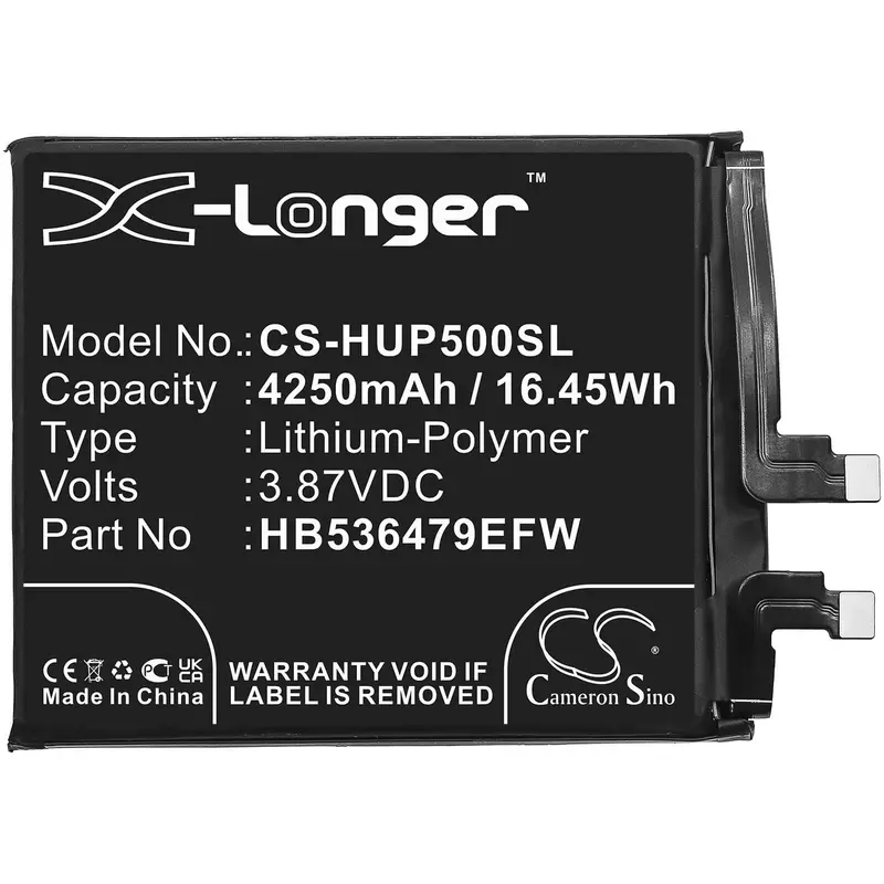 Huawei & Jad-Al50/L09 Smartphone Battery – 3.87V 4250Mah Li-Polymer (16.45Wh) 1