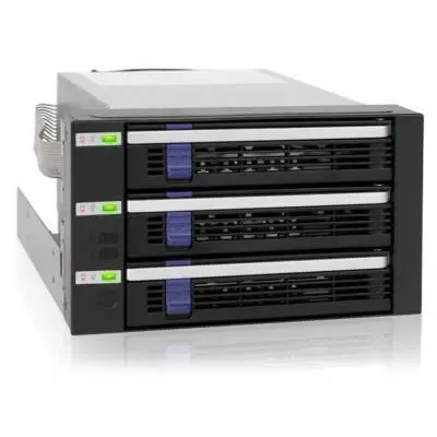 Icy Dock Mb153Sp-B Sata Backplane – 3-In-2 Raid Cage For 2.5″/3.5″ Drives 1