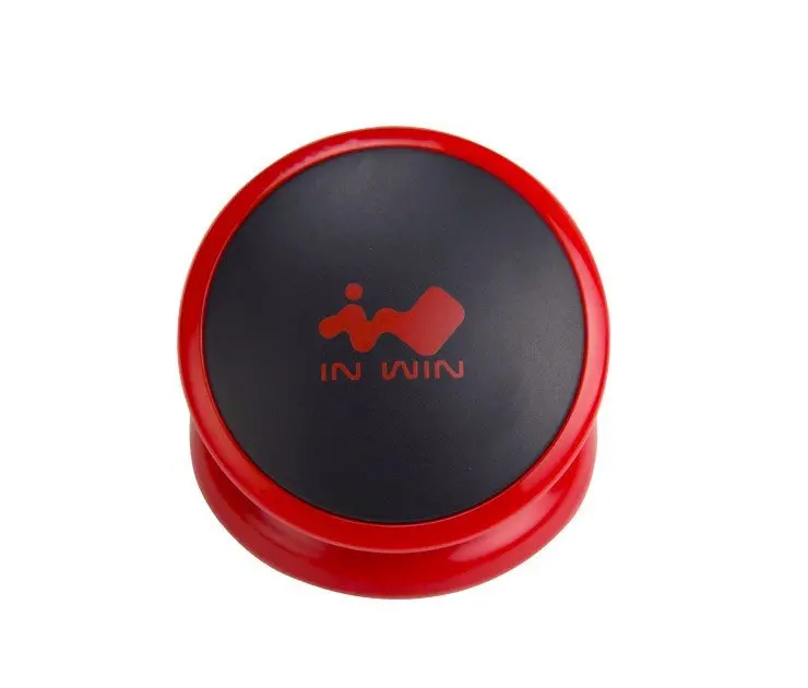 In-Win Iear Headphone Stand – Red Accent 1