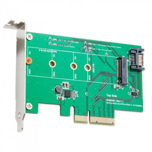 Iocrest M.2 To Pcie X4 Adapter Card With Sata Iii Compatibility 1