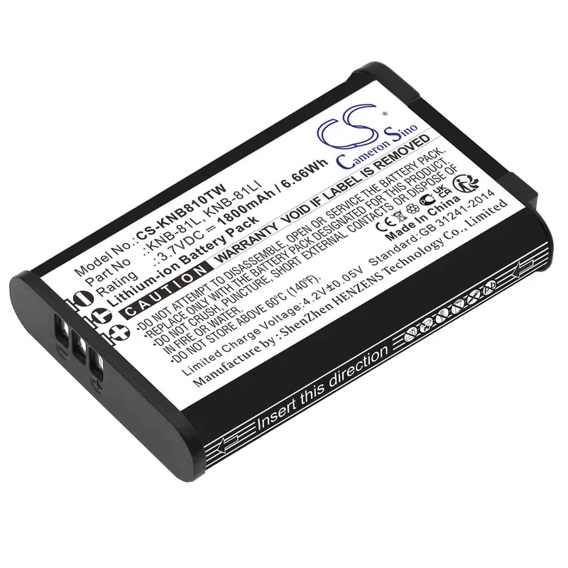 Kenwood Two-Way Radio Battery – 3.7V 1800Mah Li-Ion For Knb-81L, Nx-P500, Tk-3601D 1