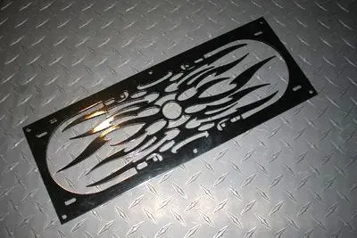Kikboxes Tribal Flame Radgrill – 3×120Mm, Black Powder-Coated 1