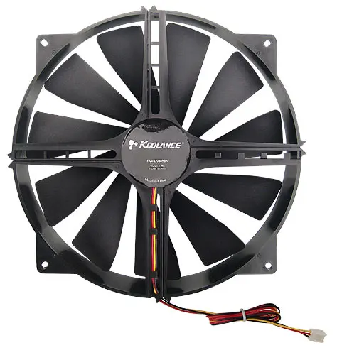 Koolance 220×30Mm High-Static-Pressure Fan (Model Fan-22030Hbk) 1