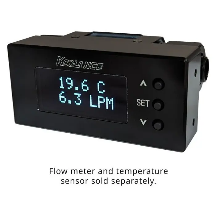 Koolance Digital Display For Flow Meter And Temperature Sensors 1