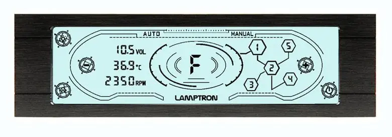 Lamptron Cm512 Pwm Fan Speed Controller – Black 1