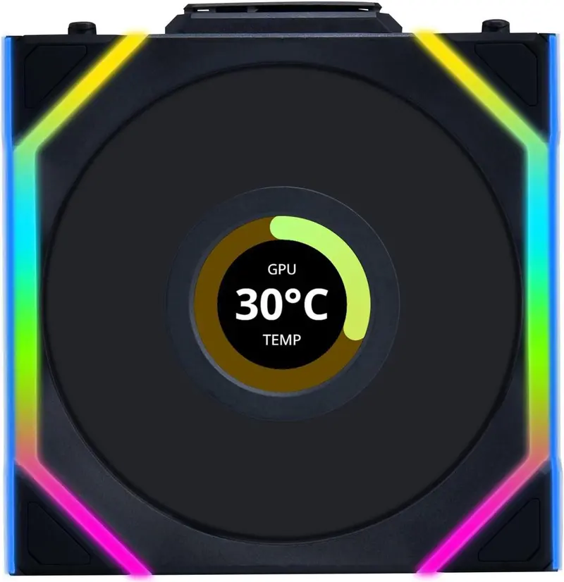 Lian-Li Uni Fan Sl Wireless 120Mm Black Rgb Fan — Single (No Controller) 1