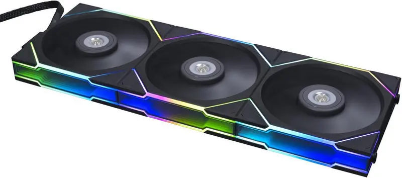 Lian Li Uni Fan Tl120 Rgb Triple Pack – Black Reverse-Blade With Controller 1