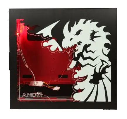 Lian Li W-P50R Side Window Panel For Pc-P50 Cases – Black Tempered Glass 1