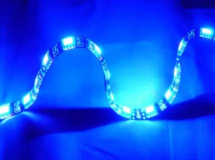 Logisys 12-Inch Blue Led Strip Light With Protective Sleeve 1