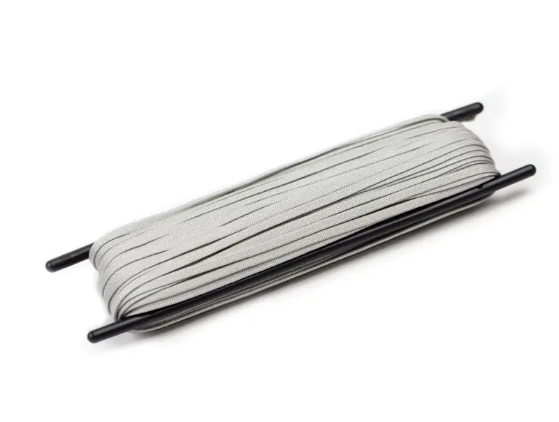 Mainframe Customs Coreless Paracord Cable Sleeve – Silver Gray 1