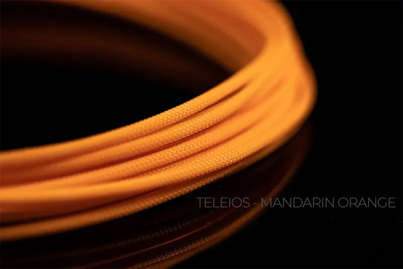Mainframe Customs Teleios 4Mm Braided Sleeving – Mandarin Orange 1