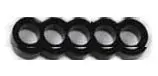 Mainframe Stealth Black Cable Comb – 5-Pin Single-Row Layout 1