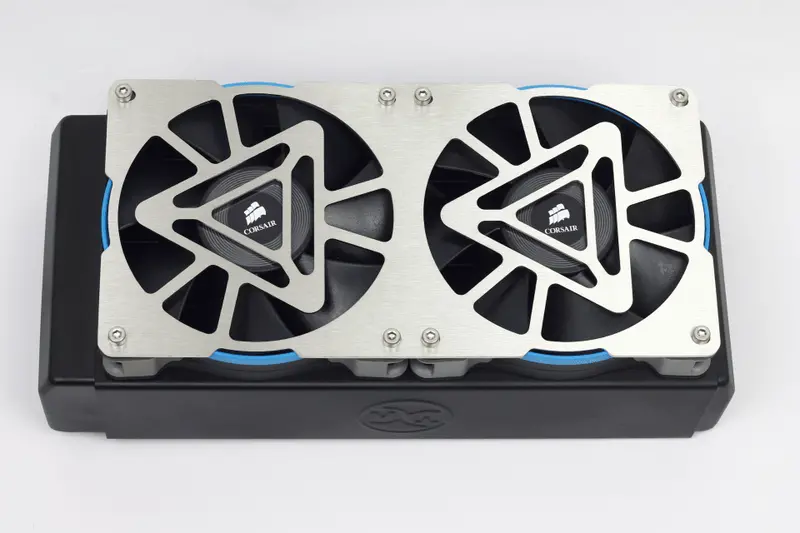 Mayhems 240Mm Stainless Steel Arc Fan Grill 1