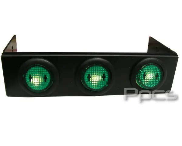Mini Illuminated Rocker Switch Panel – Green Led Indicators 1