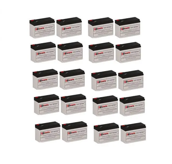 Minuteman Ed10200T Ups Battery Array – 20×12V, 9Ah Units (108Wh Total Capacity) 1
