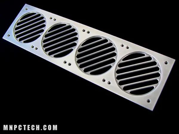 Mnpctech Pro-Line Radgrill – 360° Rotating 4×140Mm Slotted Grill – Silver Finish 1