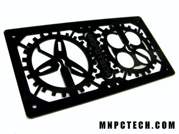 Mnpctech Steampunk 240Mm Radiator & Fan Grill – Vintage-Inspired Black Design 1