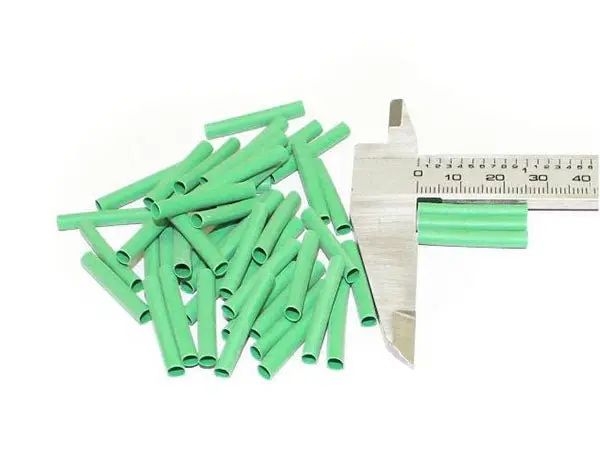 Mod/Smart Green Heat Shrink Tubing – 3Mm (1/8") Diameter, 25Mm Length (50-Pack) 1