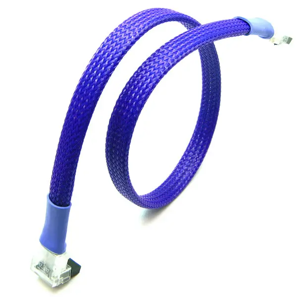 Mod/Smart Kobra Uv-Reacting High-Density Cable Sleeving – 3/8" (9.5Mm), Blue 1