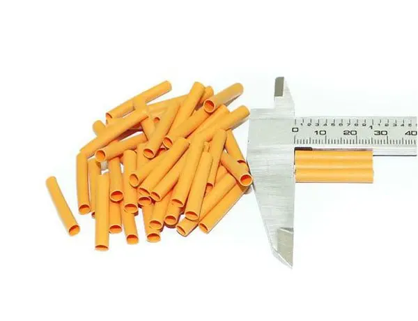 Mod/Smart Orange Heat Shrink Tubing – 3Mm (1/8") Diameter, 25Mm Length (50-Pack) 1