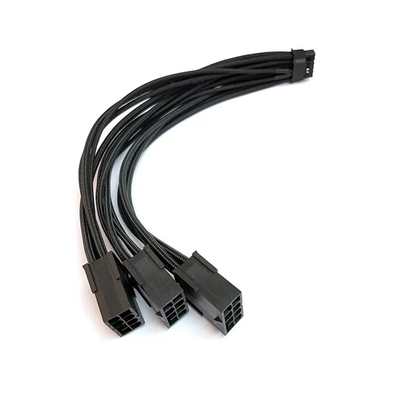 Moddiy Atx 3.0 Pcie 5.0 Triple 8-Pin To 12Vhpwr Adapter – 30Cm, 600W 1