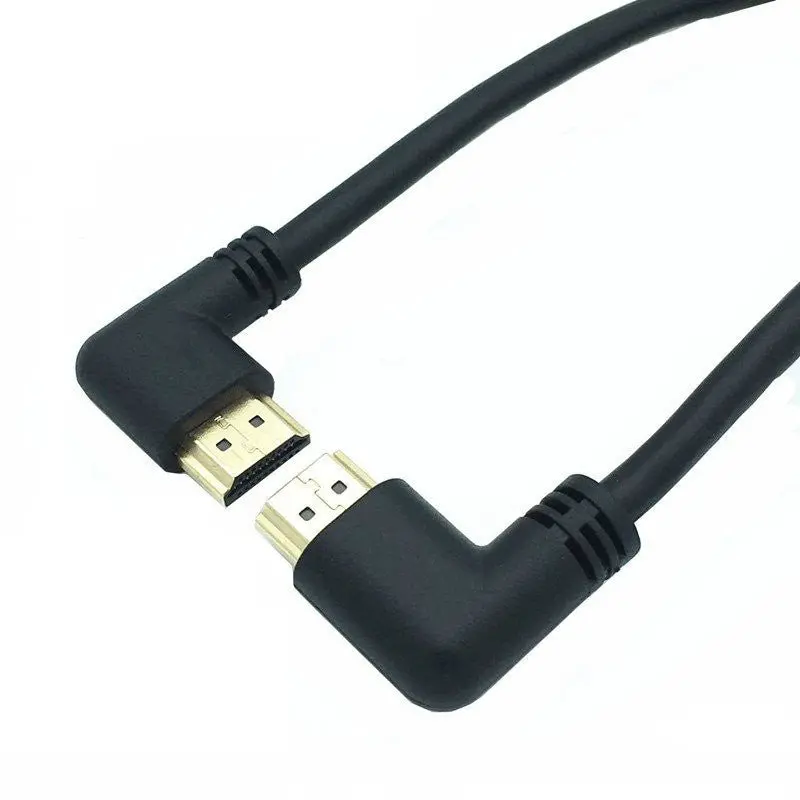 Moddiy Premium Hdmi 2.0 Right-Angle Male-To-Male Cable – 4K@60Hz Support 1