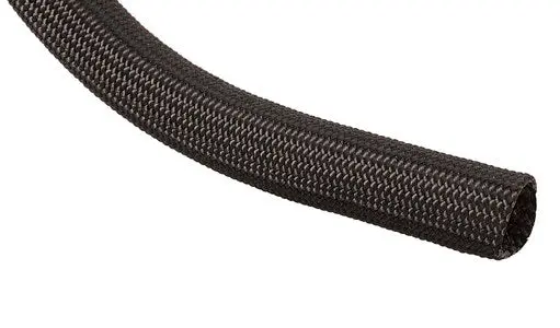 Modmytoys Premium Nylon Weave Sleeving – 1/2" Diameter, Black 1