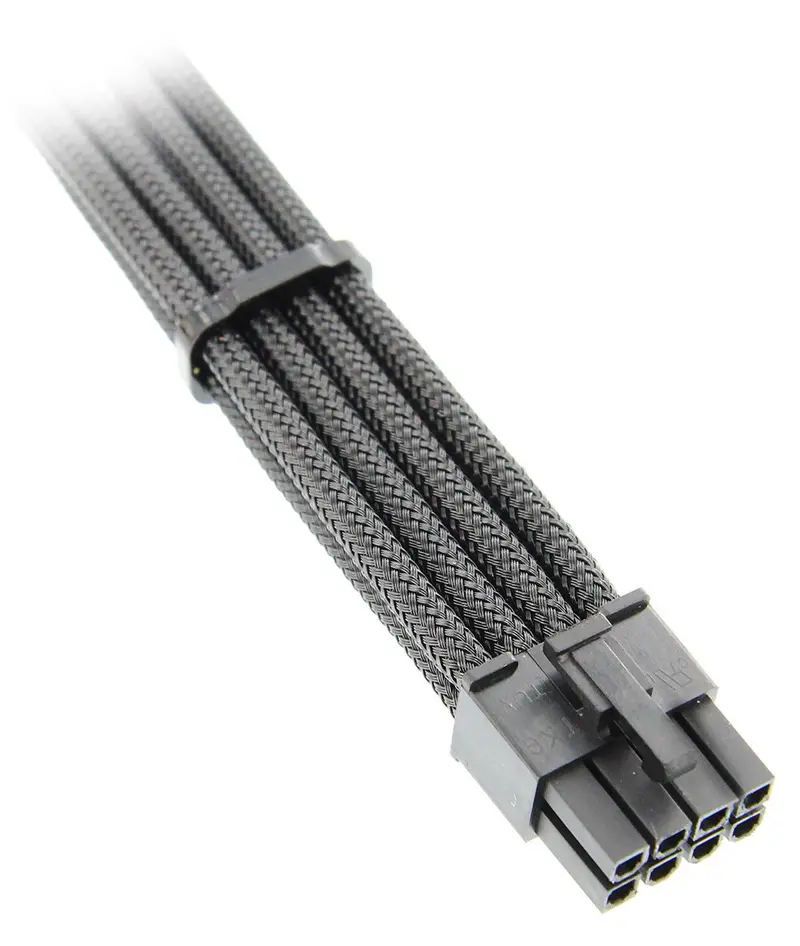 Modmytoys Regular Series 8-Pin Atx Power Cable – Sleek Black 1