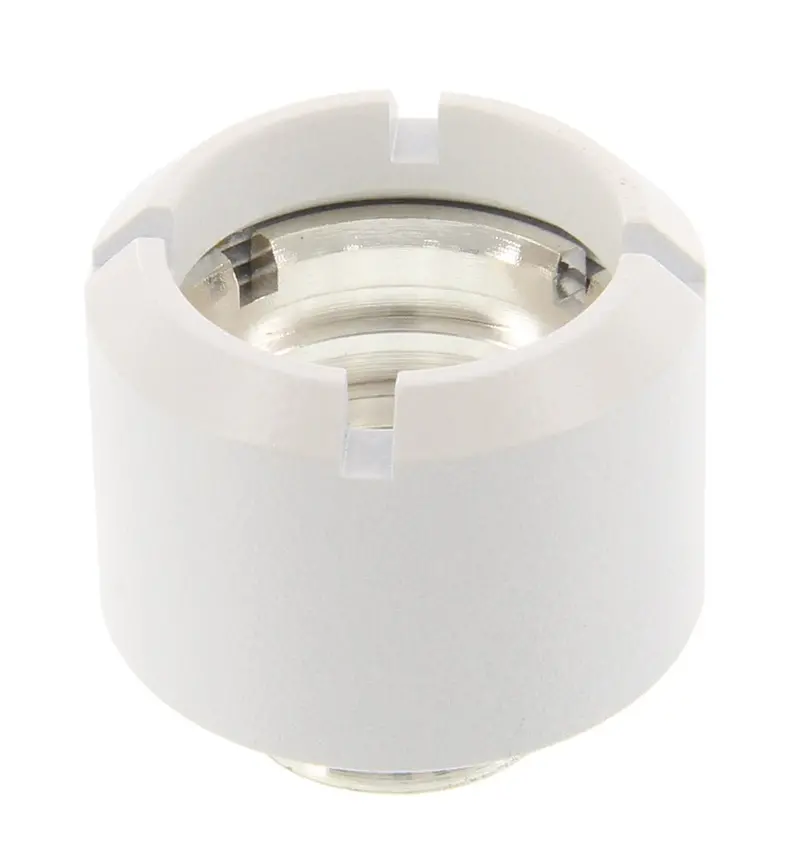 Monsoon Hardline Economy 1/2" X 5/8" Compression Fitting – White Anodized 1