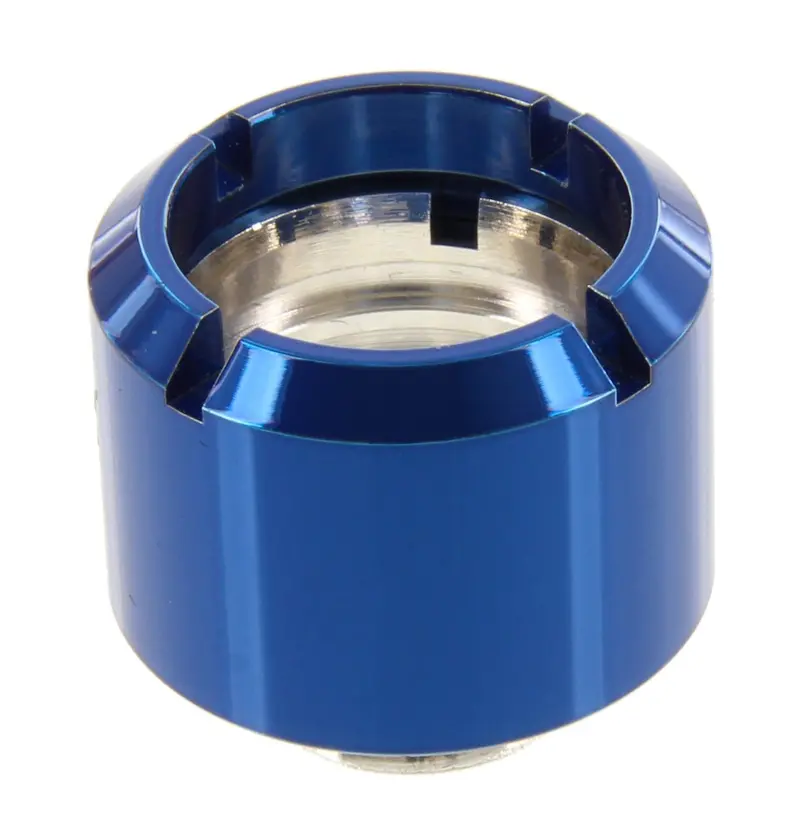 Monsoon Hardline Economy 3/8" X 1/2" Compression Fitting – Blue Anodized 1