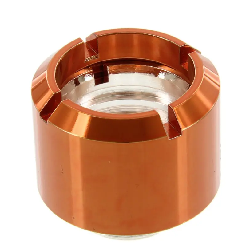 Monsoon Hardline Economy 3/8" X 1/2" Compression Fitting – Orange Anodized 1