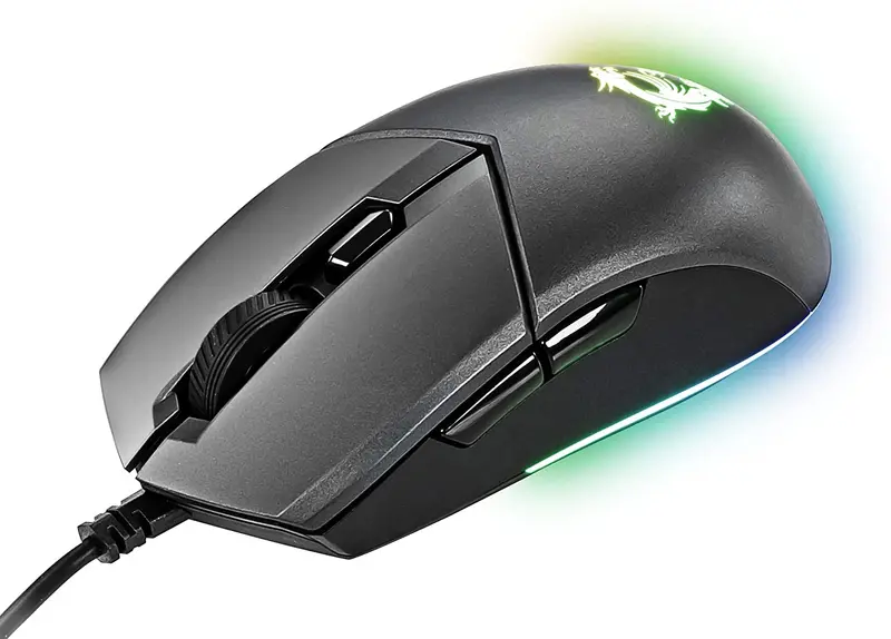 Msi Gaming 5000 Optical Wired Mouse – Rgb Illumination & Adjustable Dpi 1