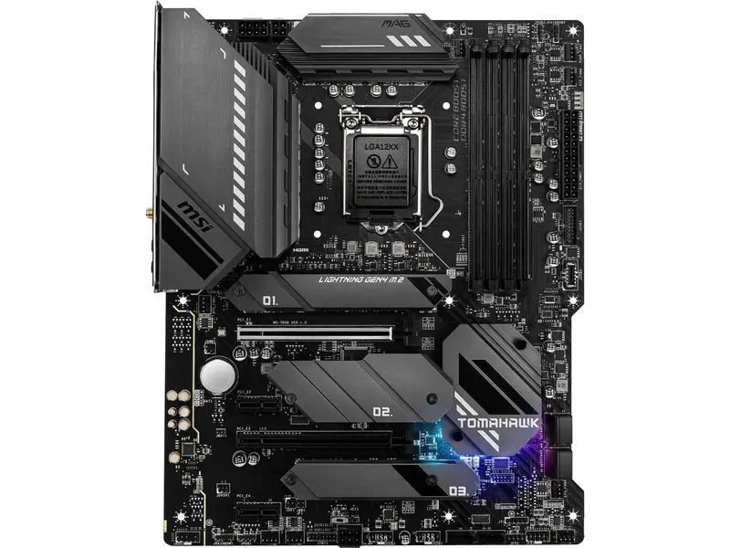 Msi Mag Z590 Tomahawk Wifi Atx Motherboard For Intel Lga 1200 Processors 1