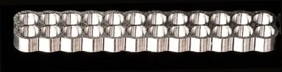 Overkillpc Knuckle Cable Comb – Silver, Rectangle Shape (24-Pack) 1