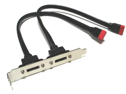 Pci Bracket With Dual Esata Ports – Internal Expansion For External Storage 1