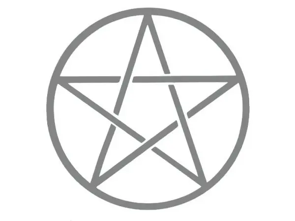 Pentagram Symbol Wall Applique 1